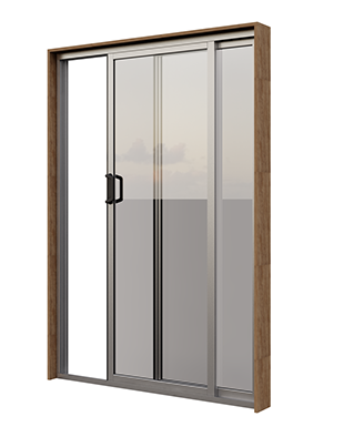glass sliding door