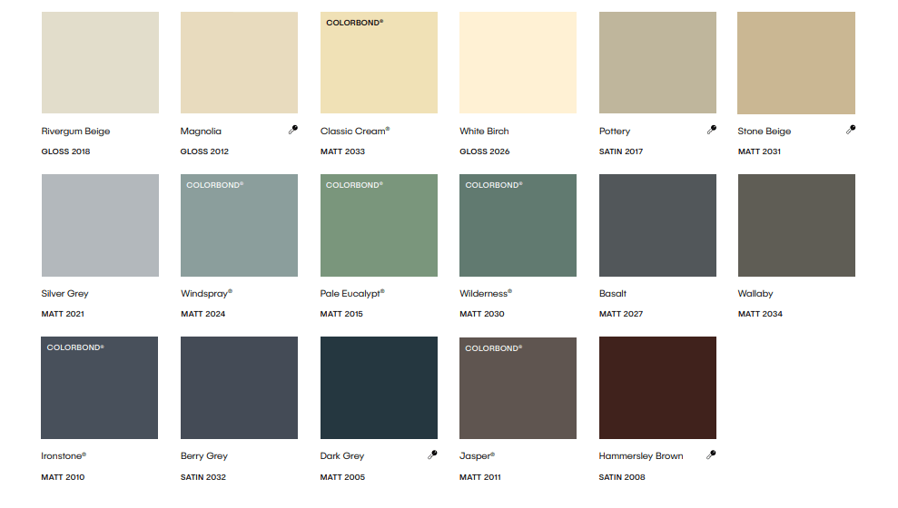 EZ Windows Popular Colours