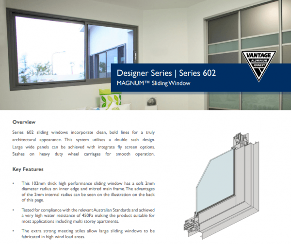Magnum Rear Window EZ Windows | Magnum Sliding Windows | Architectural Windows Online!