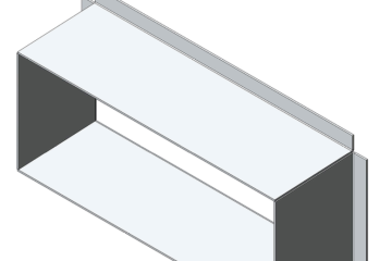 Aluminium Window Shroud CAD & BIM Resources