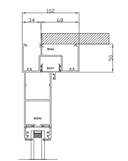 Commercial Hinged Door Head