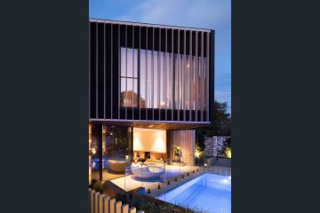 Energy efficient double glazed aluminium windows in modern Australian 7 star home