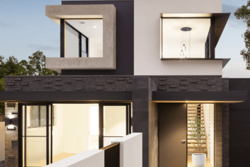 Aluminium window shrouds for aged care and retirement living on a contemporary Australian facility